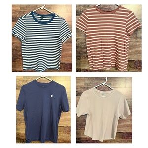 Bundle of 4 Tops!  All Size S
Wild Fable, Wild Fable, Apple, UniQlo
